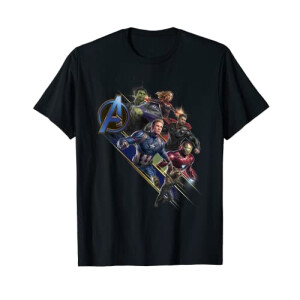 T-shirt Avengers noir homme/femme