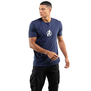 T-shirt Hulk, Captain America, Iron man, Thor - Avengers - bleu marine homme