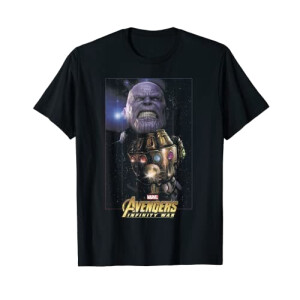 T-shirt Thanos - Avengers - noir homme/femme