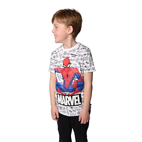 T-shirt Spider-man blanc garçon variant 1 