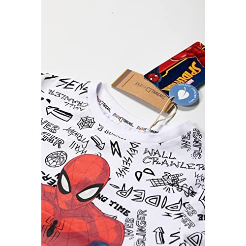 T-shirt Spider-man blanc garçon variant 2 