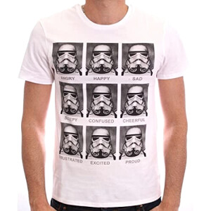 T-shirt Star Wars blanc homme/femme