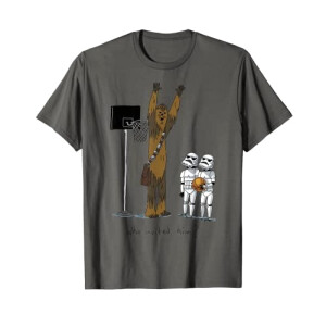 T-shirt Chewbacca - Star Wars - gris homme/femme