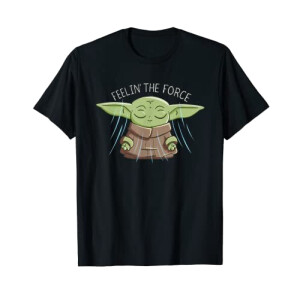 T-shirt Yoda, Le Mandalorian, The child - Star Wars - noir homme/femme