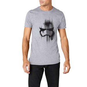 T-shirt Yoda, Luke Skywalker, Obi-Wan Kenobi, Chewbacca, Han solo, Princesse Leia, Dark Vador - Star Wars - gris homme