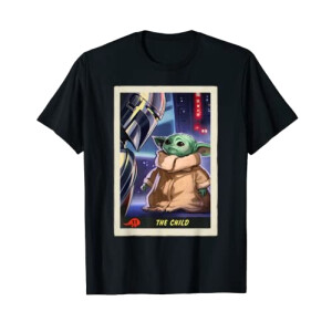 T-shirt Yoda, Le Mandalorian, The child - Star Wars - noir homme/femme