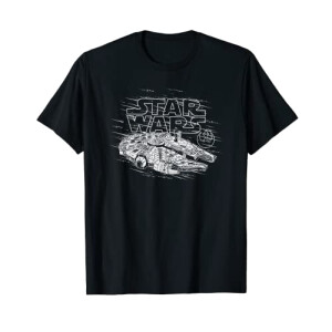 T-shirt Star Wars noir homme/femme
