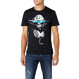 T-shirt Yoda - Star Wars - noir homme/femme