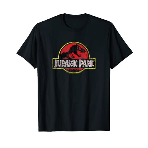 T-shirt Jurassic Park noir homme/femme