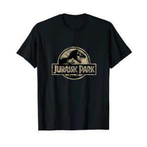 T-shirt Jurassic Park noir homme/femme