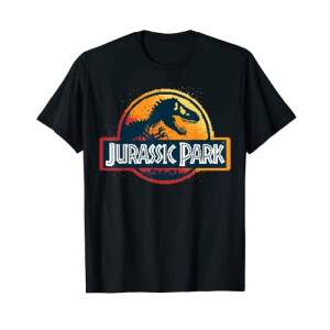 T-shirt Jurassic Park noir homme/femme