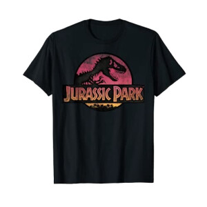 T-shirt Jurassic Park noir homme/femme