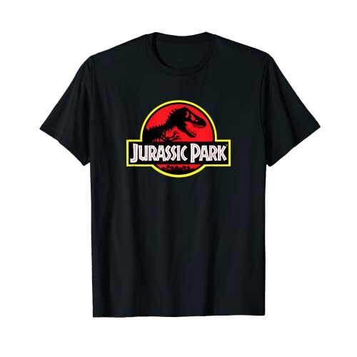 T-shirt Jurassic Park noir homme/femme