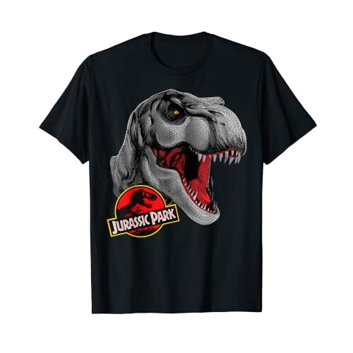 T-shirt Jurassic Park noir homme/femme