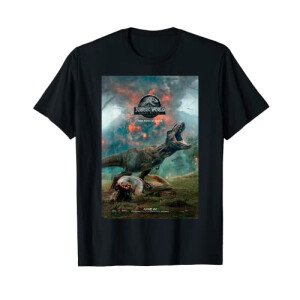 T-shirt Jurassic Park noir homme/femme