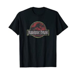 T-shirt Jurassic Park noir homme/femme