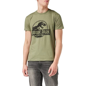 T-shirt Jurassic Park kaki homme/femme