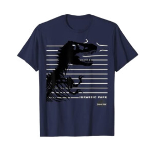 T-shirt Jurassic Park bleu homme/femme