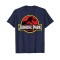 T-shirt Jurassic Park bleu homme/femme - miniature