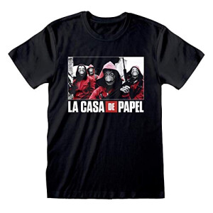 T-shirt La casa de papel bleu homme/femme