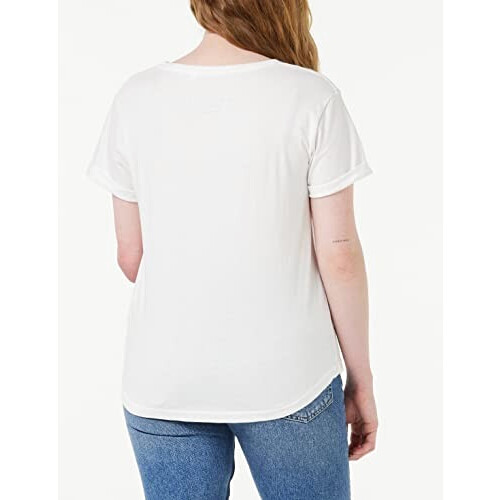 T-shirt Rachel Green, Joey Tribbiani, Ross Geller, Chandler Bing, Monica Geller, Phoebe Buffay, Central Perk - Friends - blanc femme variant 2 