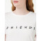 T-shirt Rachel Green, Joey Tribbiani, Ross Geller, Chandler Bing, Monica Geller, Phoebe Buffay, Central Perk - Friends - blanc femme - miniature variant 2