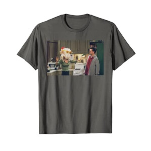 T-shirt Rachel Green, Joey Tribbiani, Ross Geller, Chandler Bing, Monica Geller, Phoebe Buffay - Friends - gris homme/femme