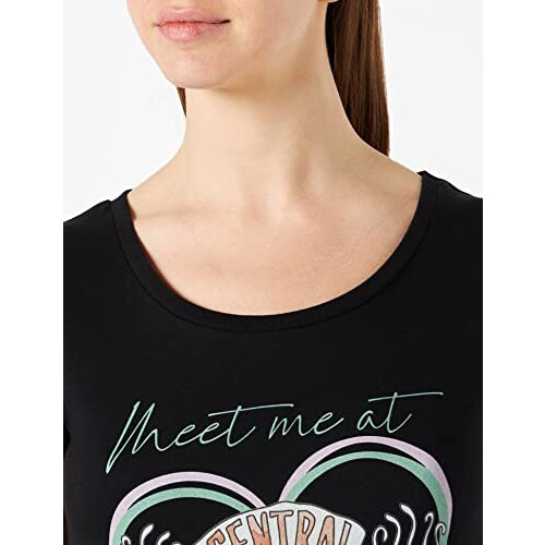 T-shirt Central Perk - Friends - noir femme variant 1 