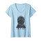 T-shirt Game of Thrones bleu col en v femme - miniature