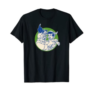 T-shirt Geppetto, Figaro - Pinocchio - noir homme/femme