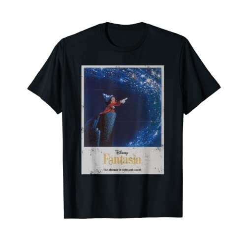 T-shirt Mickey - Fantasia - noir homme/femme