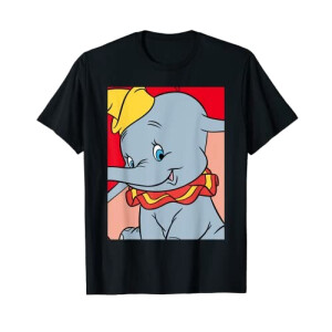 T-shirt Dumbo noir homme/femme