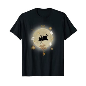 T-shirt Alice au pays des merveilles noir homme/femme