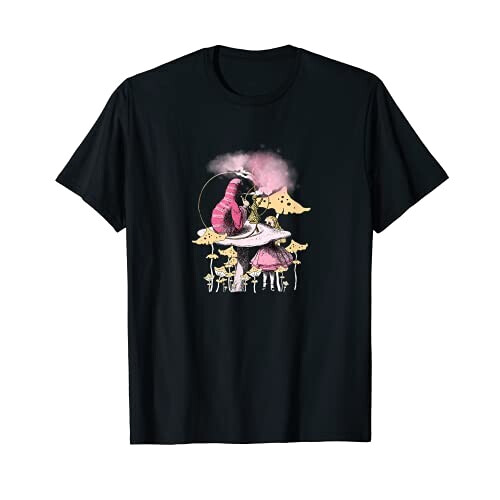 T-shirt La chenille - Alice au pays des merveilles - noir homme/femme