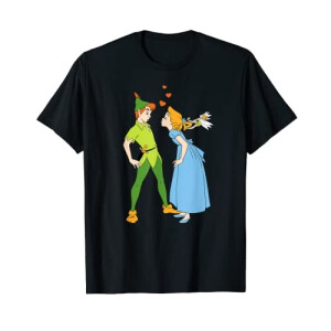 T-shirt Wendy Darling - Peter Pan - noir homme/femme