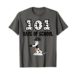 T-shirt Les 101 dalmatiens gris homme/femme