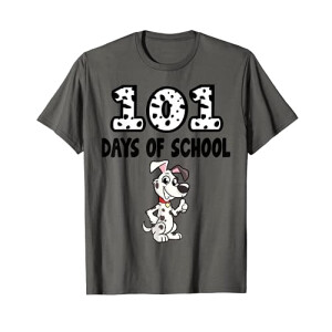 T-shirt Les 101 dalmatiens gris homme/femme