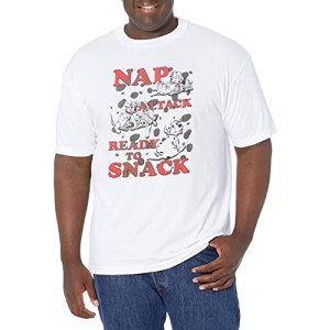 T-shirt Les 101 dalmatiens blanc. homme