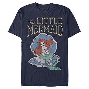 T-shirt La petite sirène bleu marine homme