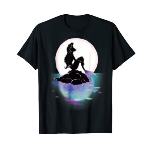 T-shirt Ariel - La petite sirène - noir homme/femme