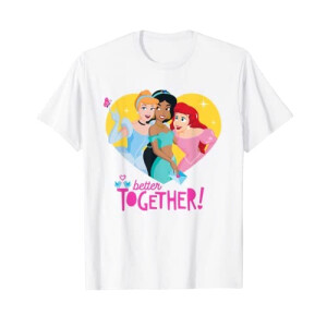 T-shirt La belle et la bête bleu homme/femme