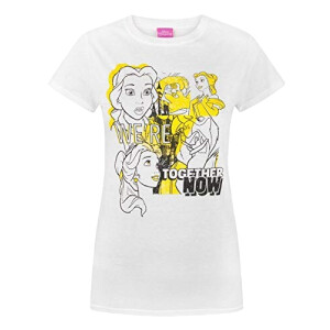 T-shirt La belle et la bête blanc homme/femme