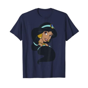 T-shirt Jasmine - Aladdin - bleu homme/femme