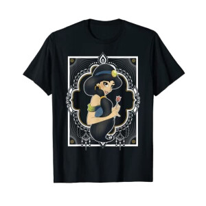 T-shirt Jasmine - Aladdin - noir homme/femme