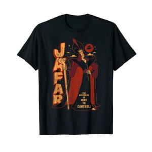 T-shirt Jafar - Aladdin - noir homme/femme