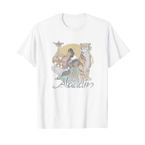 T-shirt Aladdin blanc homme/femme