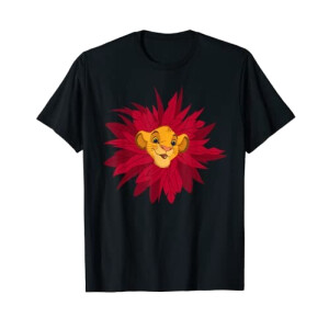T-shirt Simba - Le roi lion - noir homme/femme