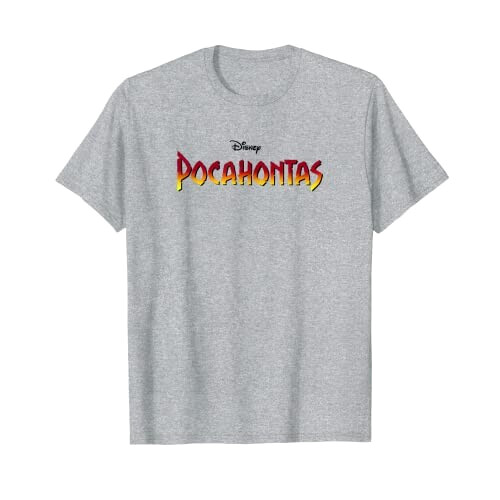 T-shirt Pocahontas gris homme/femme