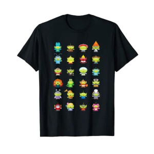 T-shirt Aliens - Toy story - noir homme/femme