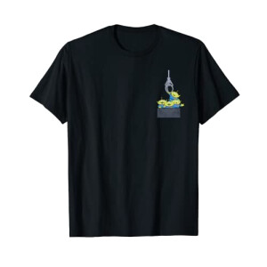 T-shirt Aliens - Toy story - noir homme/femme